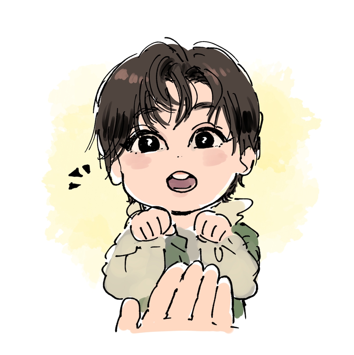 似顔絵描きます あなたの好きなものと一緒に1枚のイラストにします！ イメージ7