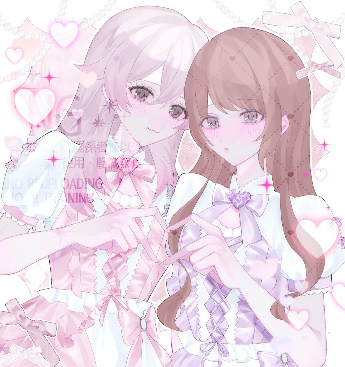 SNSアイコン・夢絵、カップルイラスト描きます かわいい雰囲気のイラストをお届けします♡ イメージ4