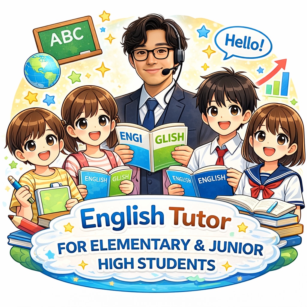小学生・中学生向け英語家庭教師します 基礎から楽しく身につく個別指導 イメージ1