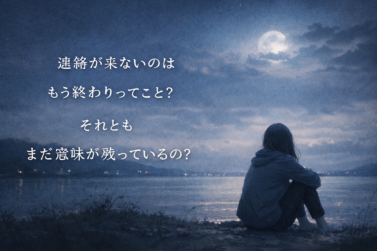 連絡が来ない恋に、まだ意味が残っているのか視ます 終わらせられない恋には、理由があります。 イメージ2