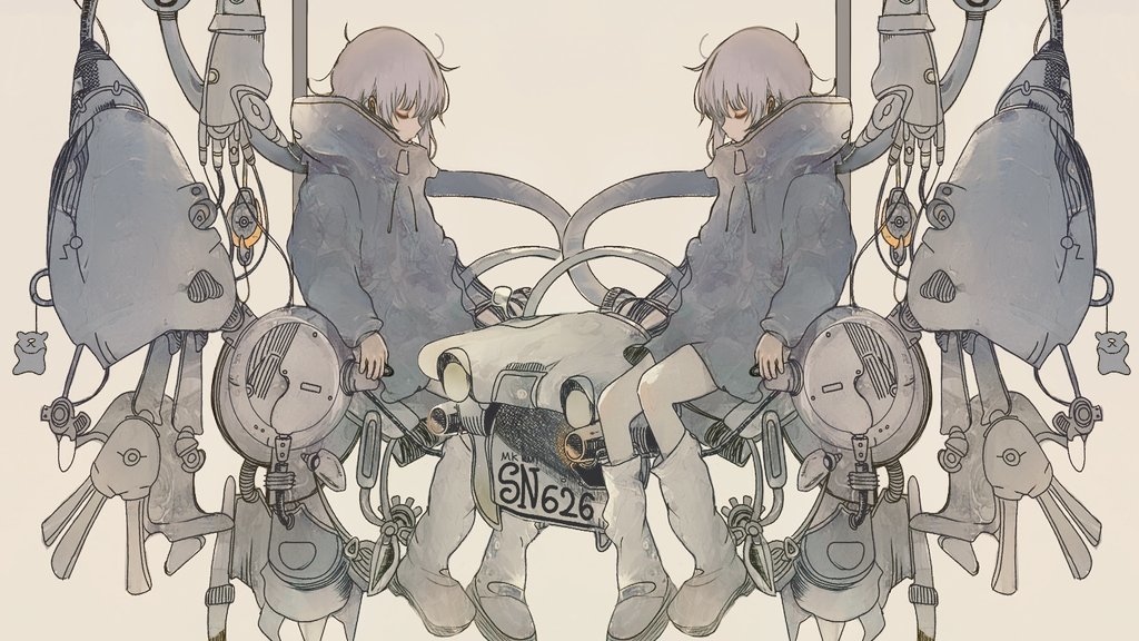 デフォルメされたメカと人を描きます 挿絵やアイコン等イラストが必要な方向けです イメージ2