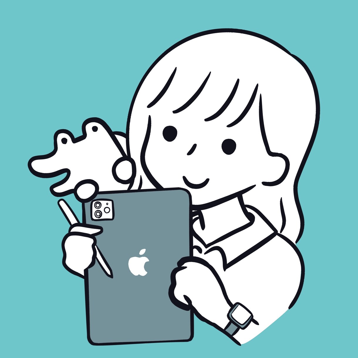 シンプルでわかりやすいイラストを描きます 【SNS・商用利用OK】シンプルな線画イラストを作成します！ イメージ1