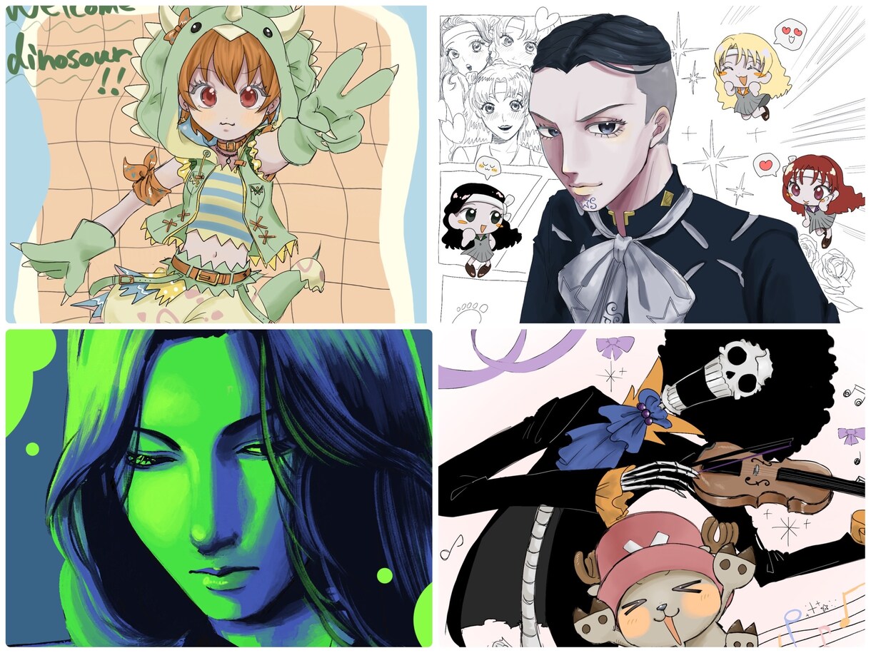 SNSアイコン/人物イラスト描きます あなたの世界観をイラストで形にします イメージ4