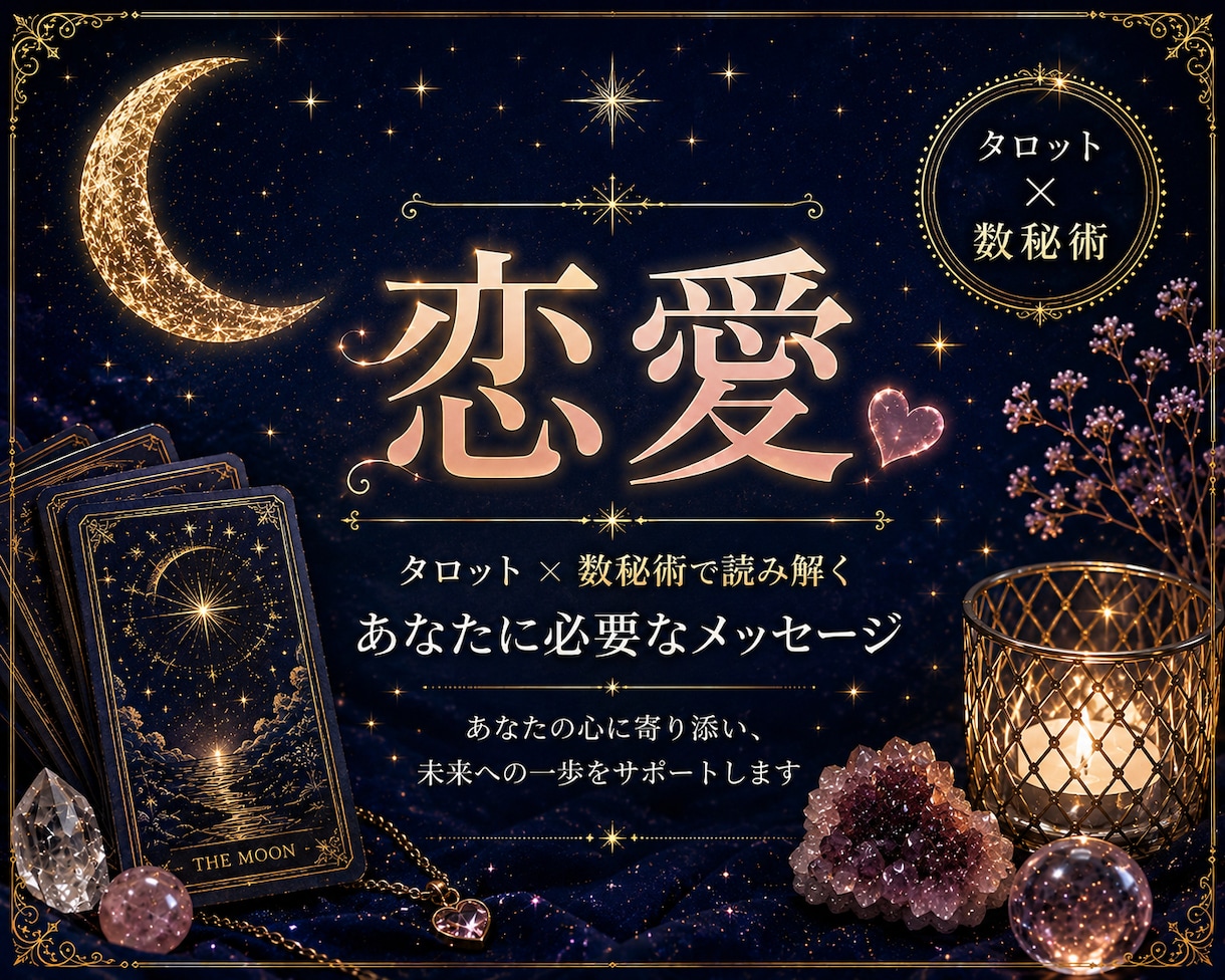 あの人の気持ち、恋の行方を読み解きます あなたの恋愛のお悩みを鑑定します イメージ1