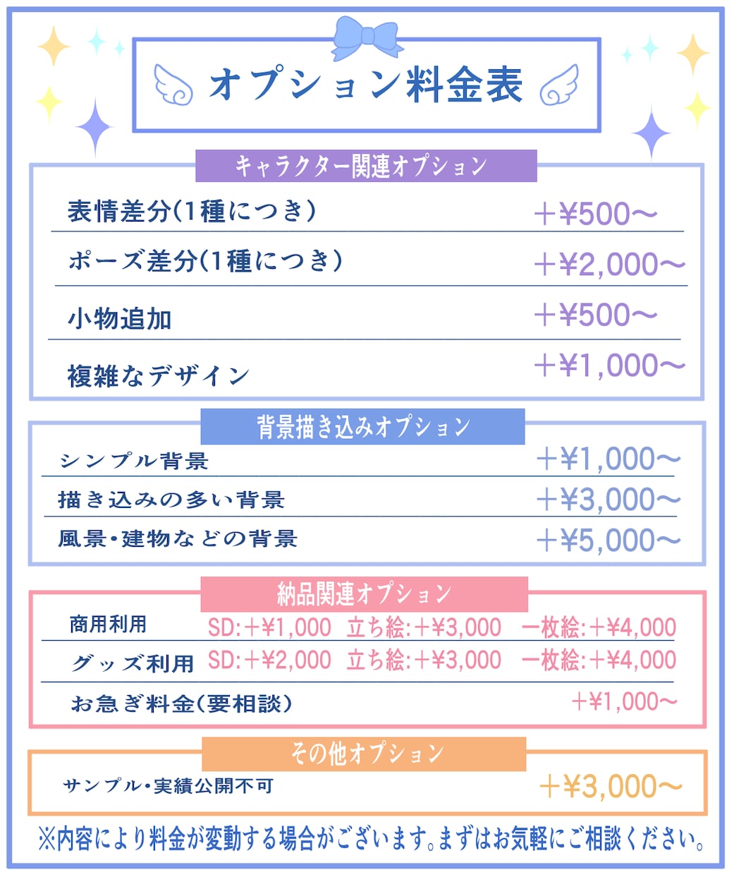 かわいい・かっこいい立ち絵を制作します オリジナル立ち絵を心を込めて制作いたします！ イメージ2