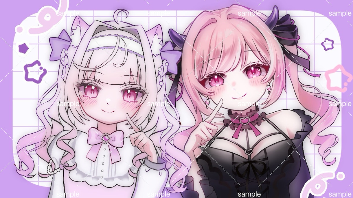 歌ってみたイラストや動画サムネイルを制作します 歌ってみたMV用の一枚絵を描きます イメージ1