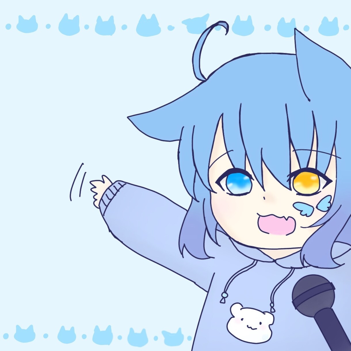 ゆるっとかわいい女の子のアイコンを描きます 配信やSNSのアイコンをゆるかわにしませんか？ イメージ1