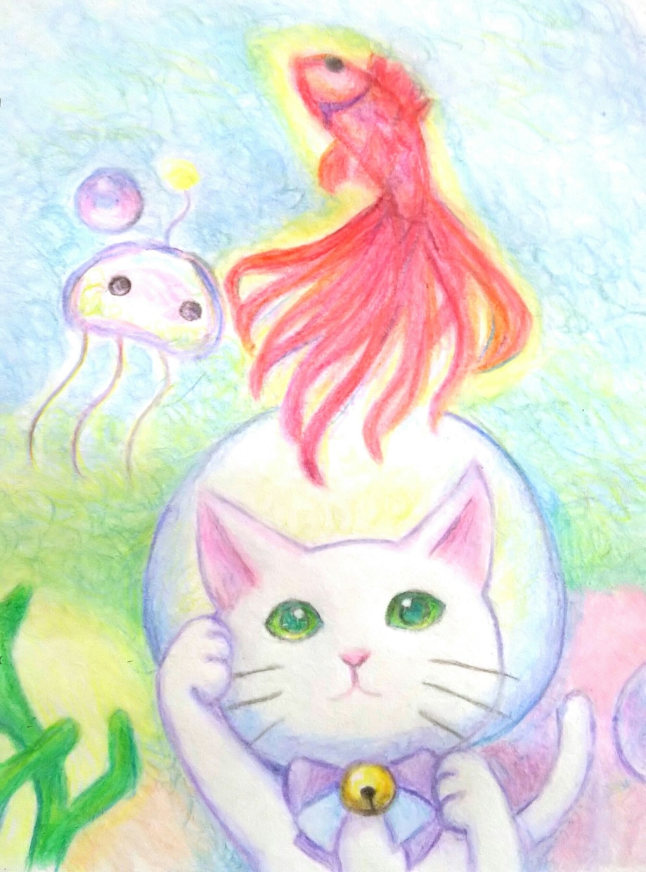 色鉛筆やペン最近は液タブの練習をしています 温かみのあるふんわりとしたイラスト イメージ1