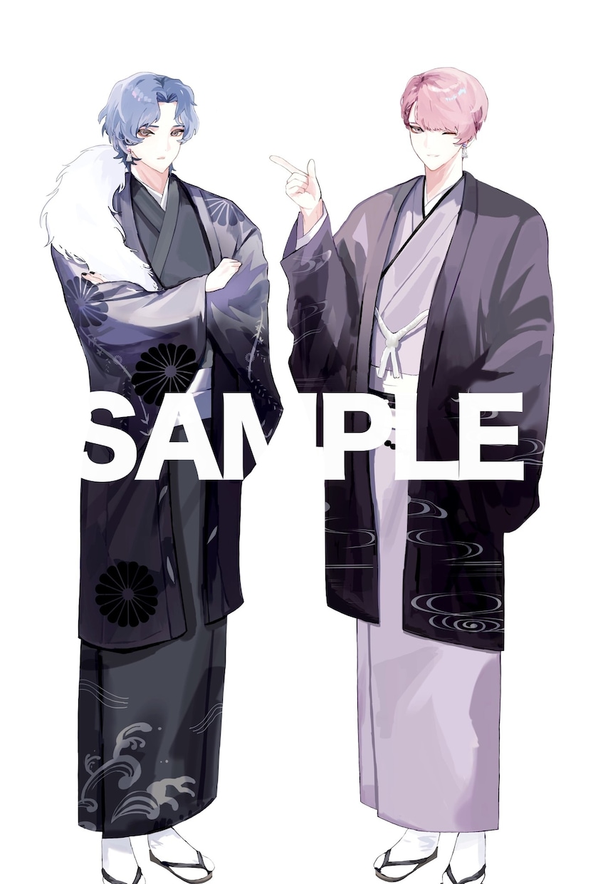 SNSアイコン/1枚絵/立ち絵制作します グッズ、SNSアイコン、サムネイルなどに是非 イメージ6