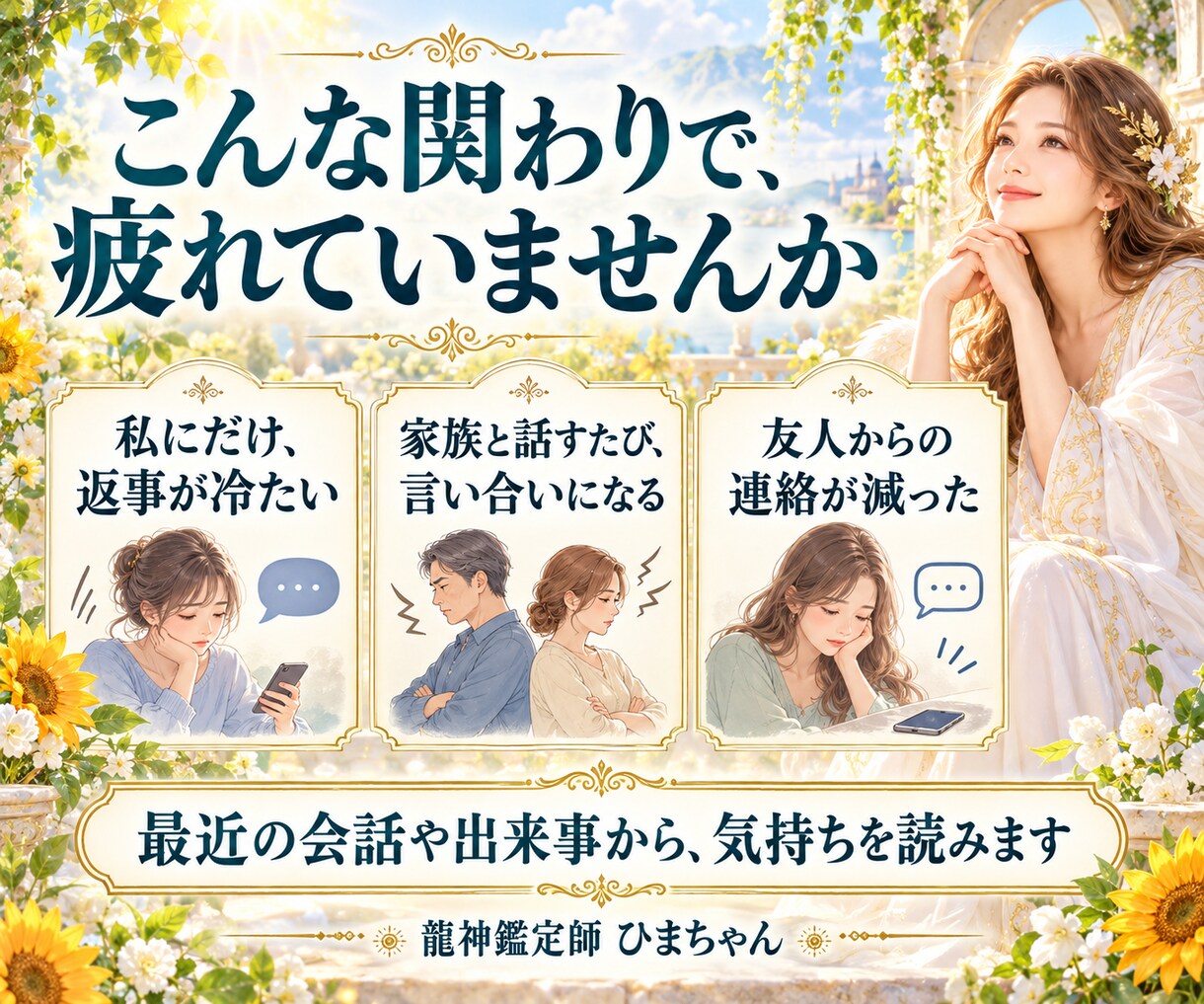 職場・家族・友人の本音と接し方を霊視します なぜその態度になったのか、相手の本音と接し方を読みます イメージ2