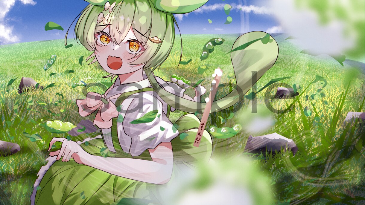 ＭＶなどのサムネイルイラストお描きします 雰囲気重視のイラストや可愛いイラストはいかがでしょうか！ イメージ5