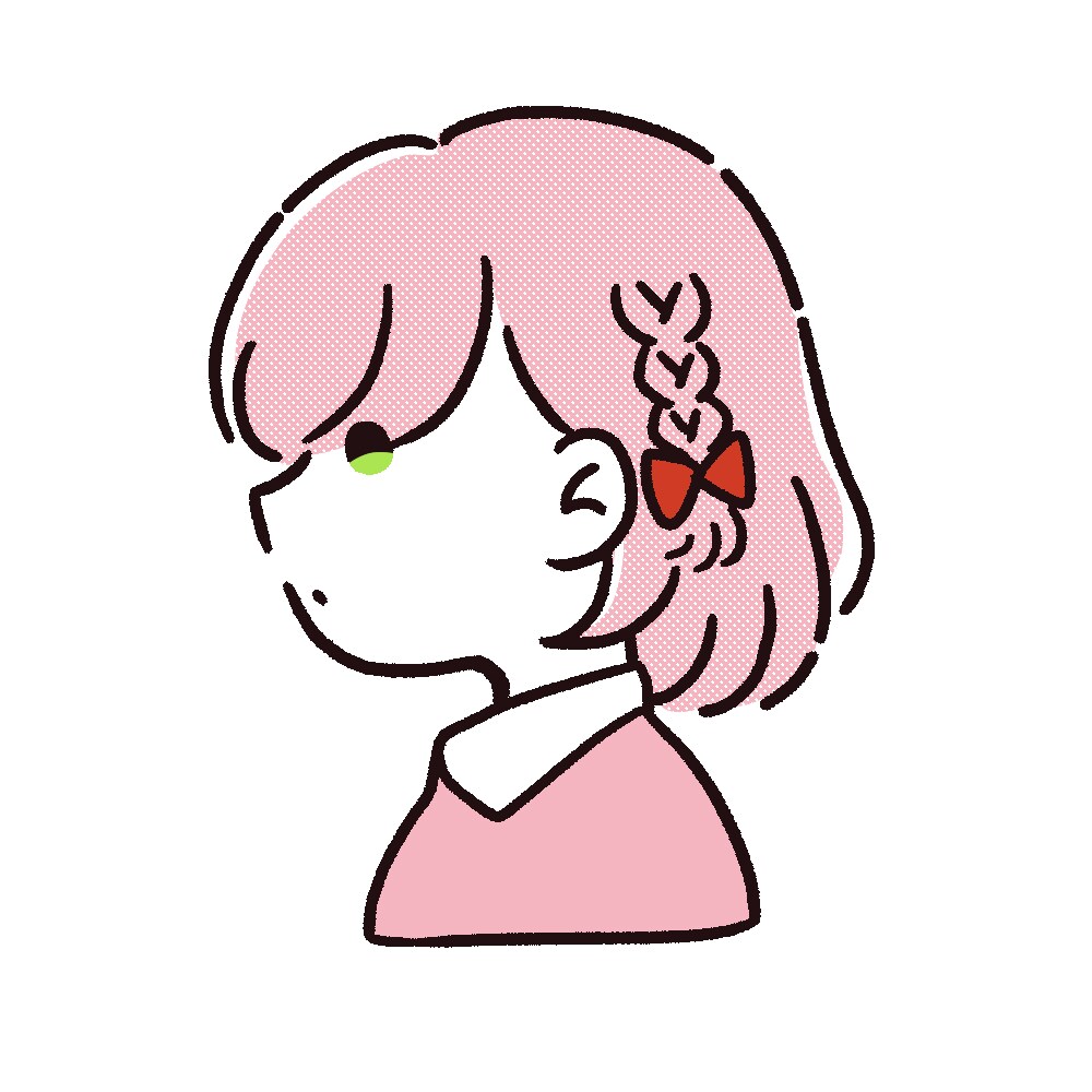 シンプルでかわいい横顔アイコンを作成致します SNSやブログなどさまざまなシーンで使用可能！ イメージ2