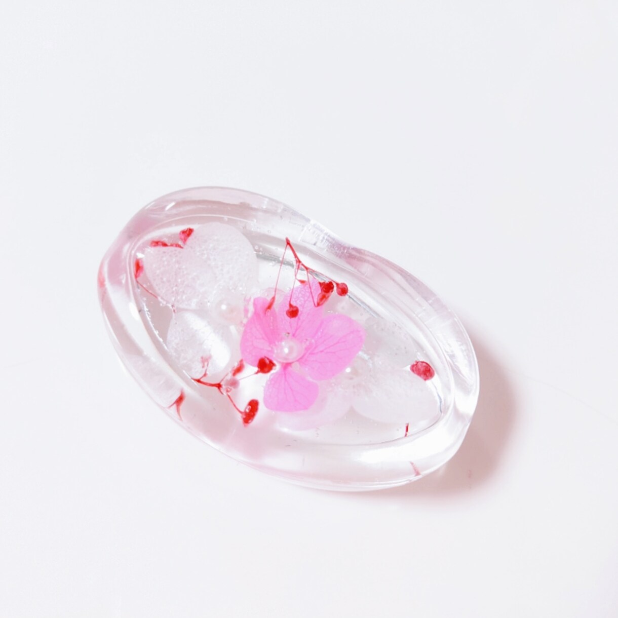 お花で世界で1つだけの箸置きをお作り致します 好きな色のお花とデザインで箸置きをお作り致します イメージ5