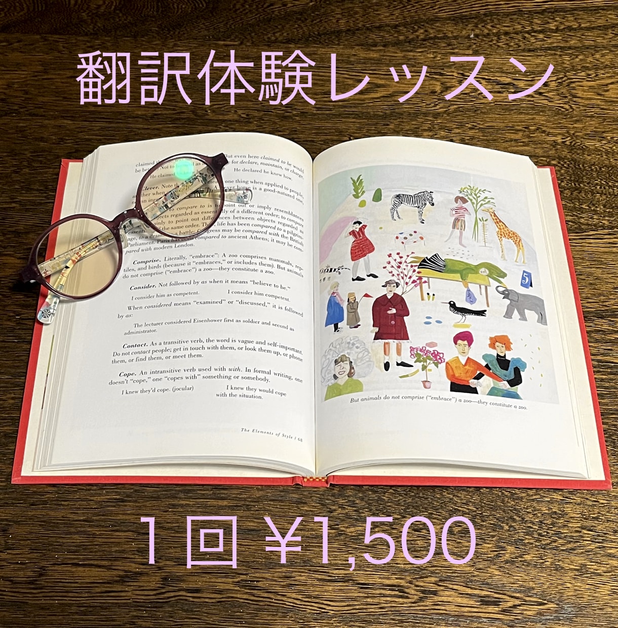 翻訳の体験レッスン行います 翻訳のプロがあなたを翻訳の世界に誘います イメージ1