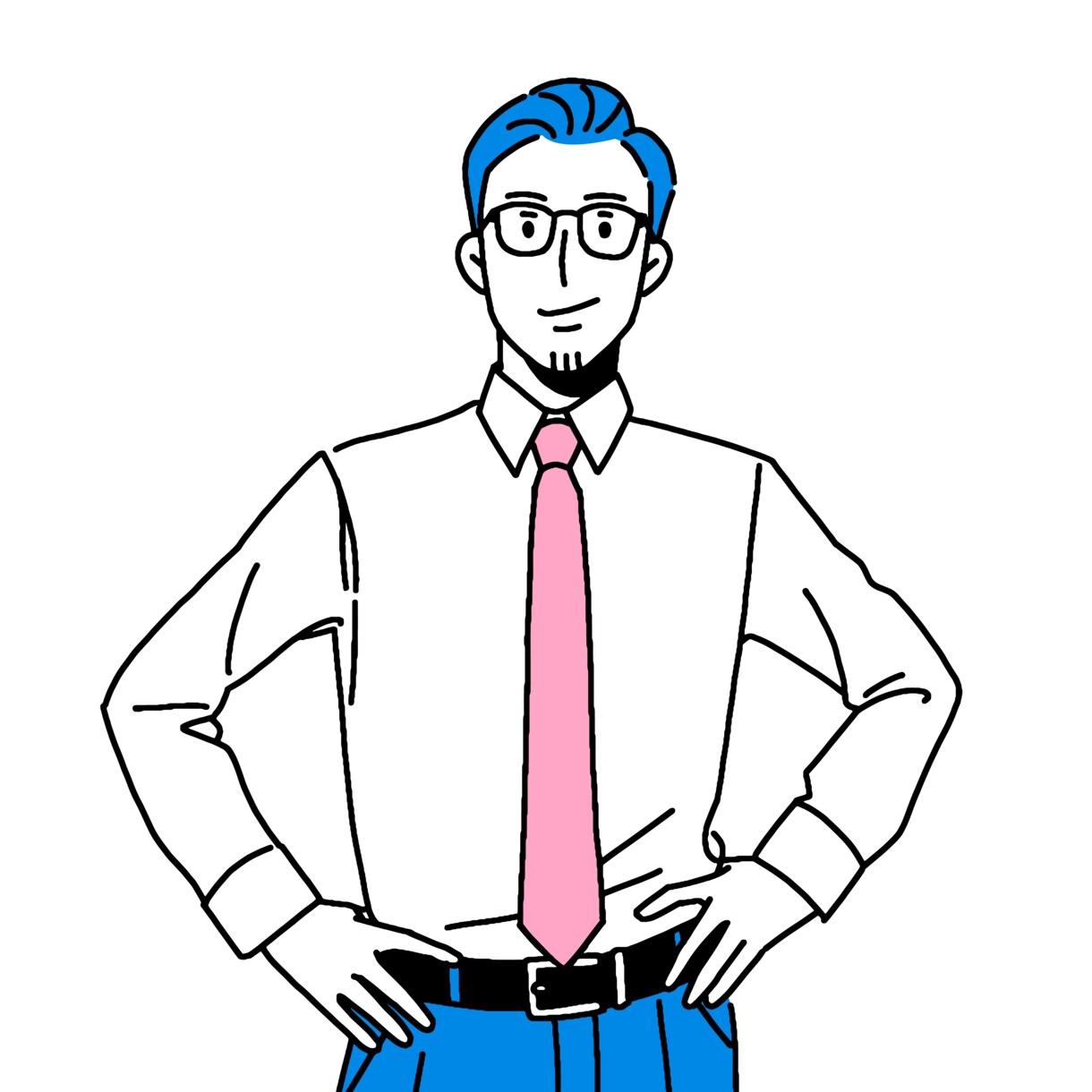 アイコンや挿絵用のイラストを制作します カラーもOK！シンプルで可愛い線画のオリジナルイラスト イメージ2