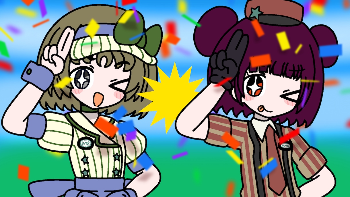 歌ってみた動画用イラスト制作いたします オリジナルキャラクターで歌ってみた動画のイラストを制作します イメージ5