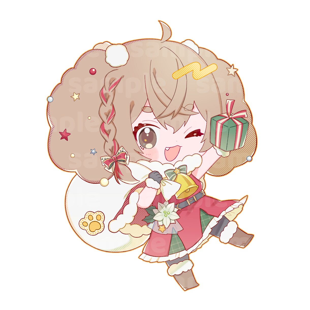かわいいミニキャライラスト作成します アイコン・ヘッダー・グッズ…多方面でご使用いただけます！ イメージ5