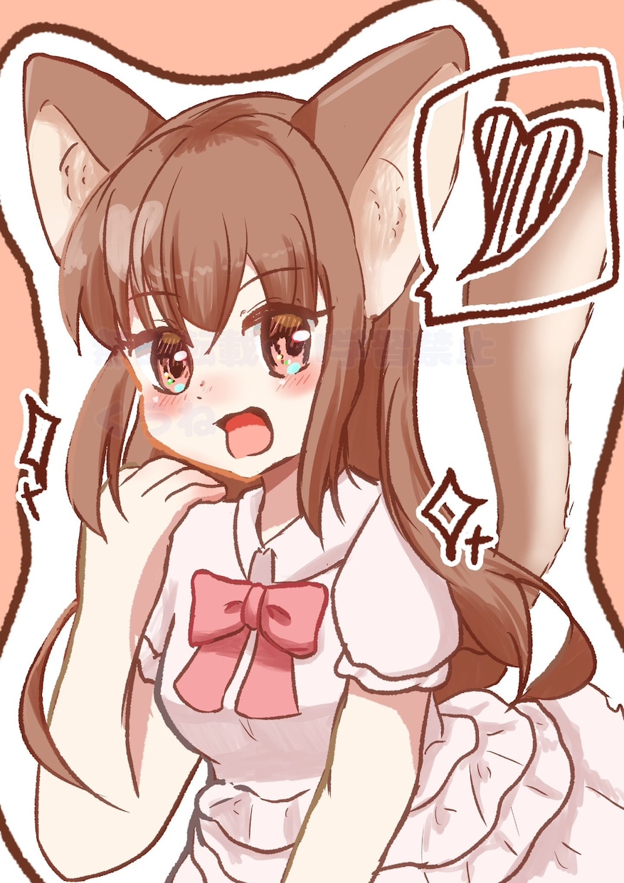 可愛いオリジナルキャラクター描きます 女の子からマスコットまで、可愛く仕上げます♡ イメージ3