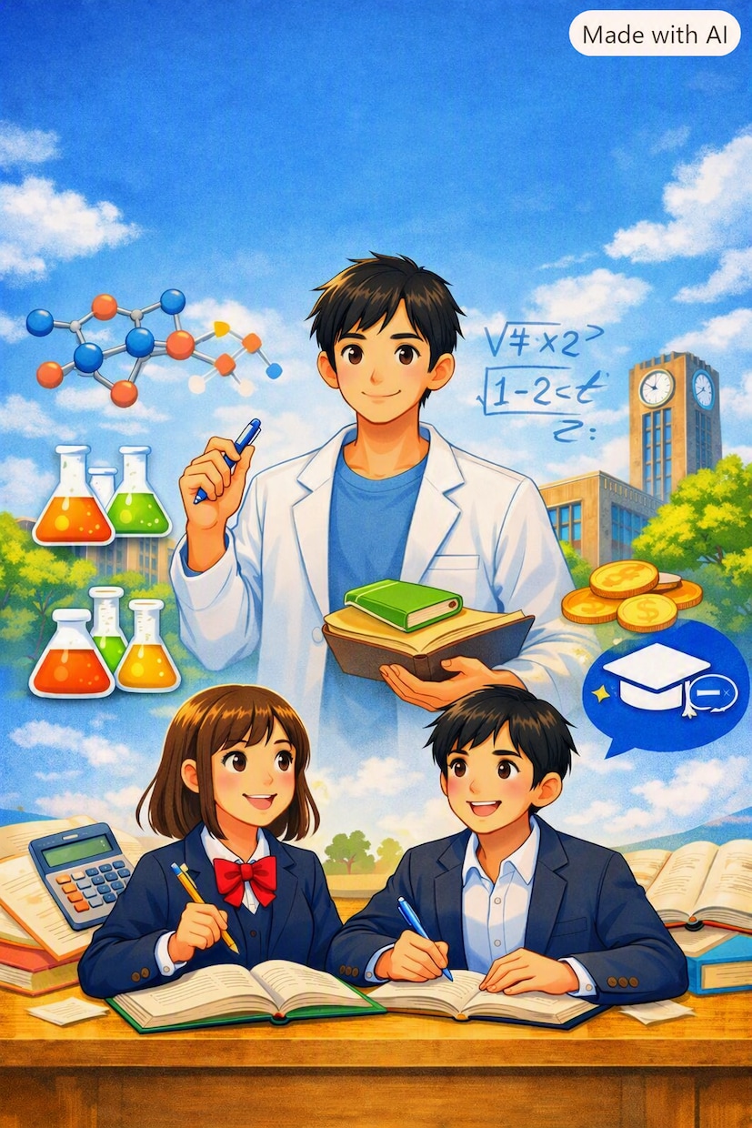 物理、化学と数学の悩みを解決します 名古屋大学理系学生が、正確に解説します。1問からOK イメージ1
