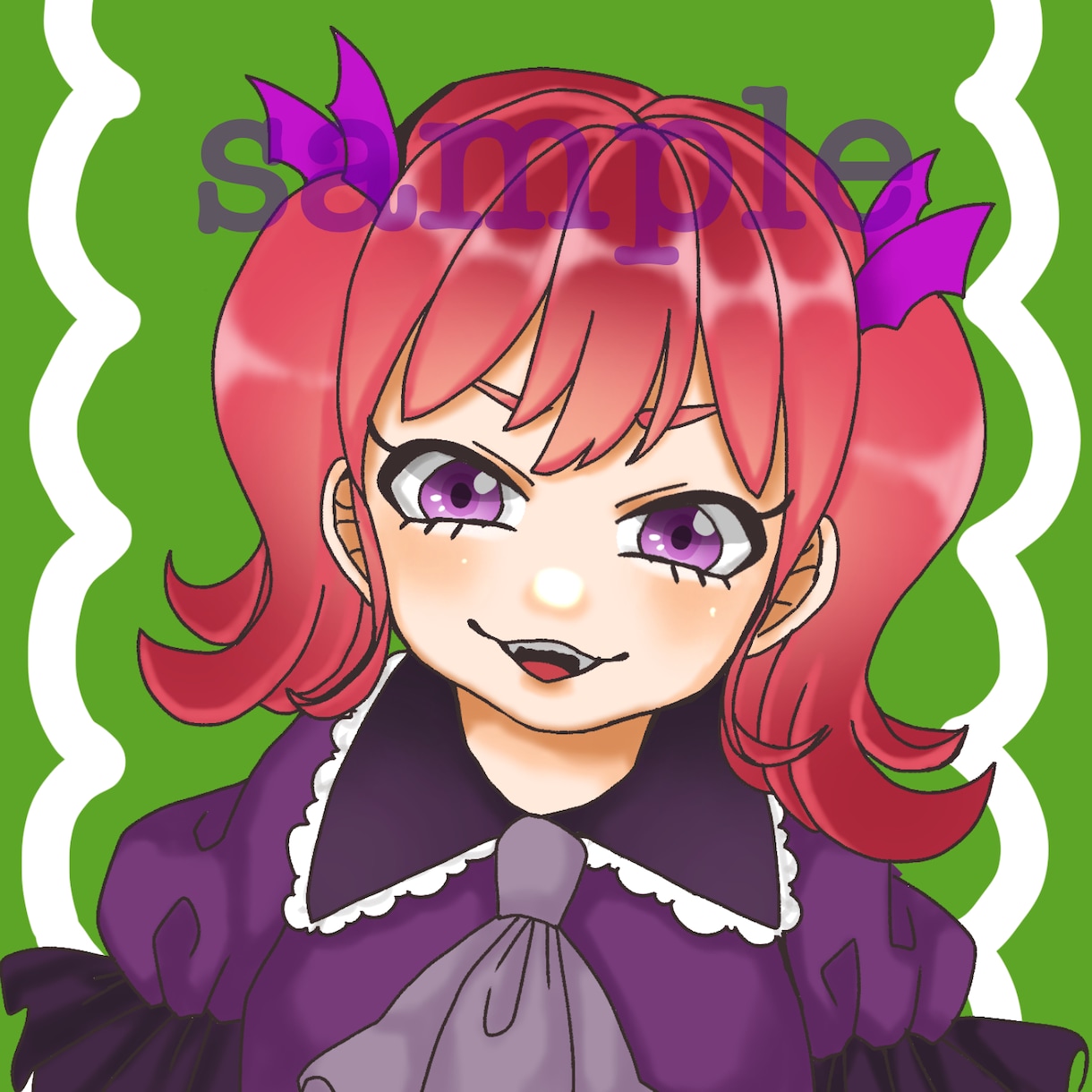 SNS等のアイコンイラスト制作します POPではっきりとした目立つ！キャラクターアイコン イメージ4