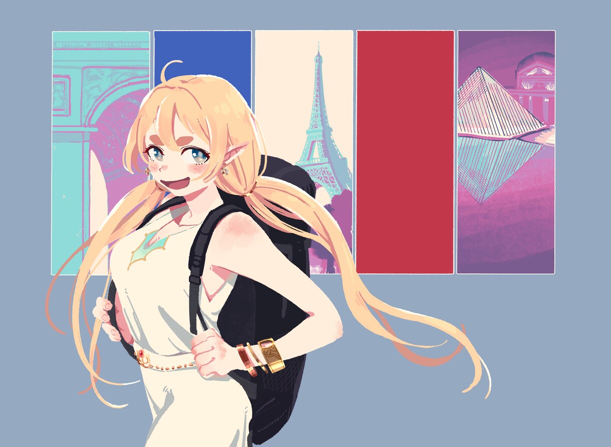 主線なし絵柄で雰囲気の良い一枚絵を描きます ゲームスチルや本の挿絵、TRPGや歌ってみたMVなどに。 イメージ7
