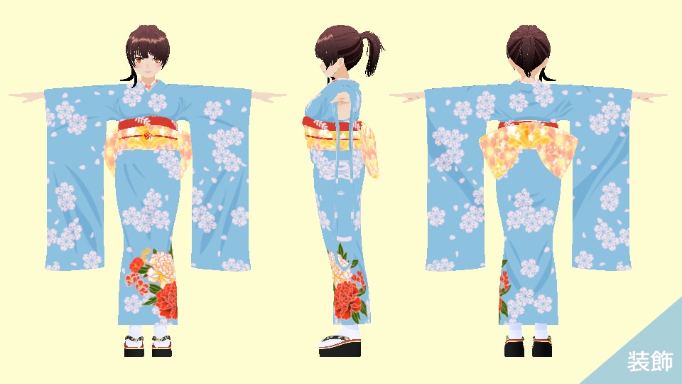 商用利用無料！3Dキャラクターモデリングを承ります VtuberやVRChatなど、かわいい女の子が得意です！ イメージ1