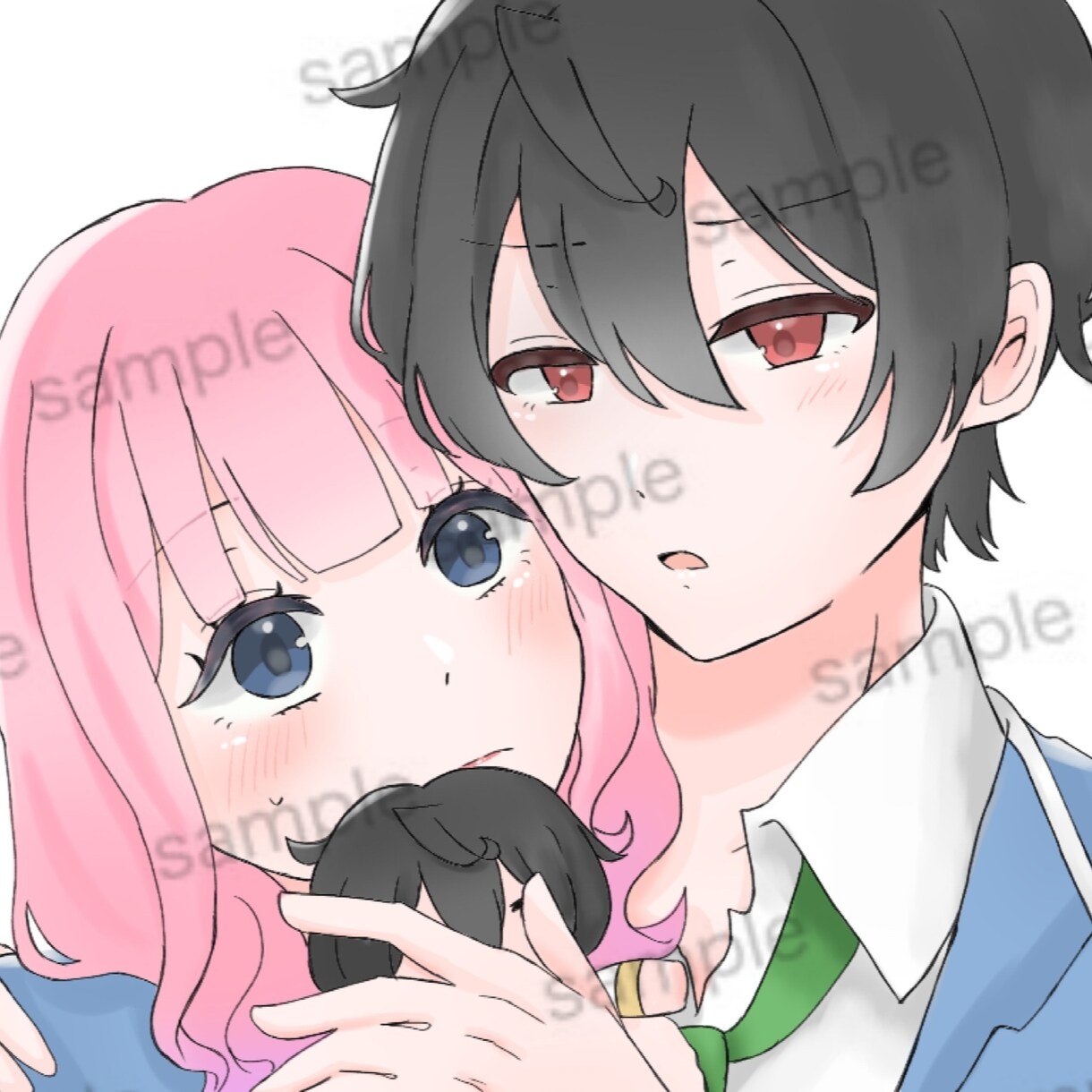 イラスト(夢絵、コテ同など)お描きします オリジナルキャラクター、推しなど… イメージ5