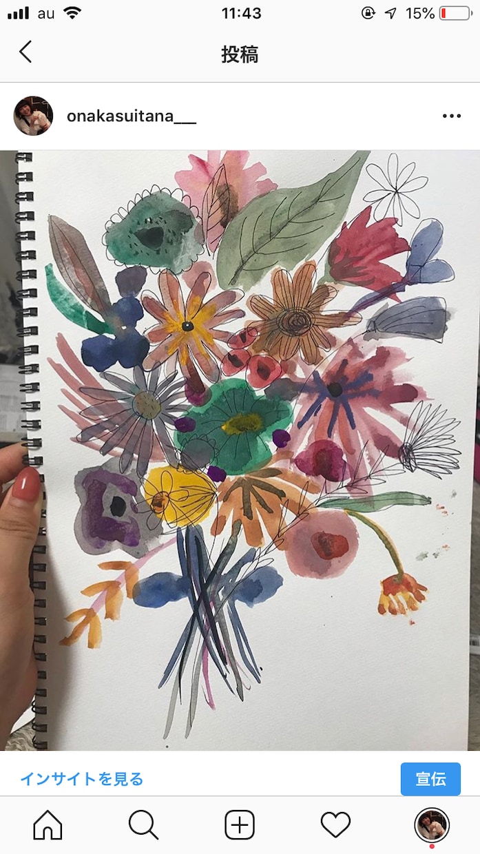 お花の絵描きます 結婚式・お誕生日・プレゼント、お花の絵描きます！ イメージ6