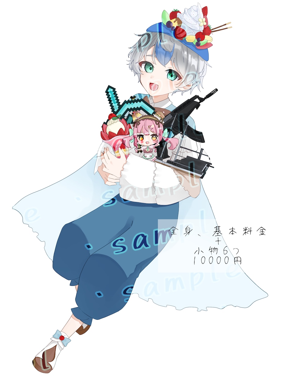 早めの納品可！可愛いイラストを描きます 納期15日間まで無料で対応いたします！可愛く描きます！ イメージ7