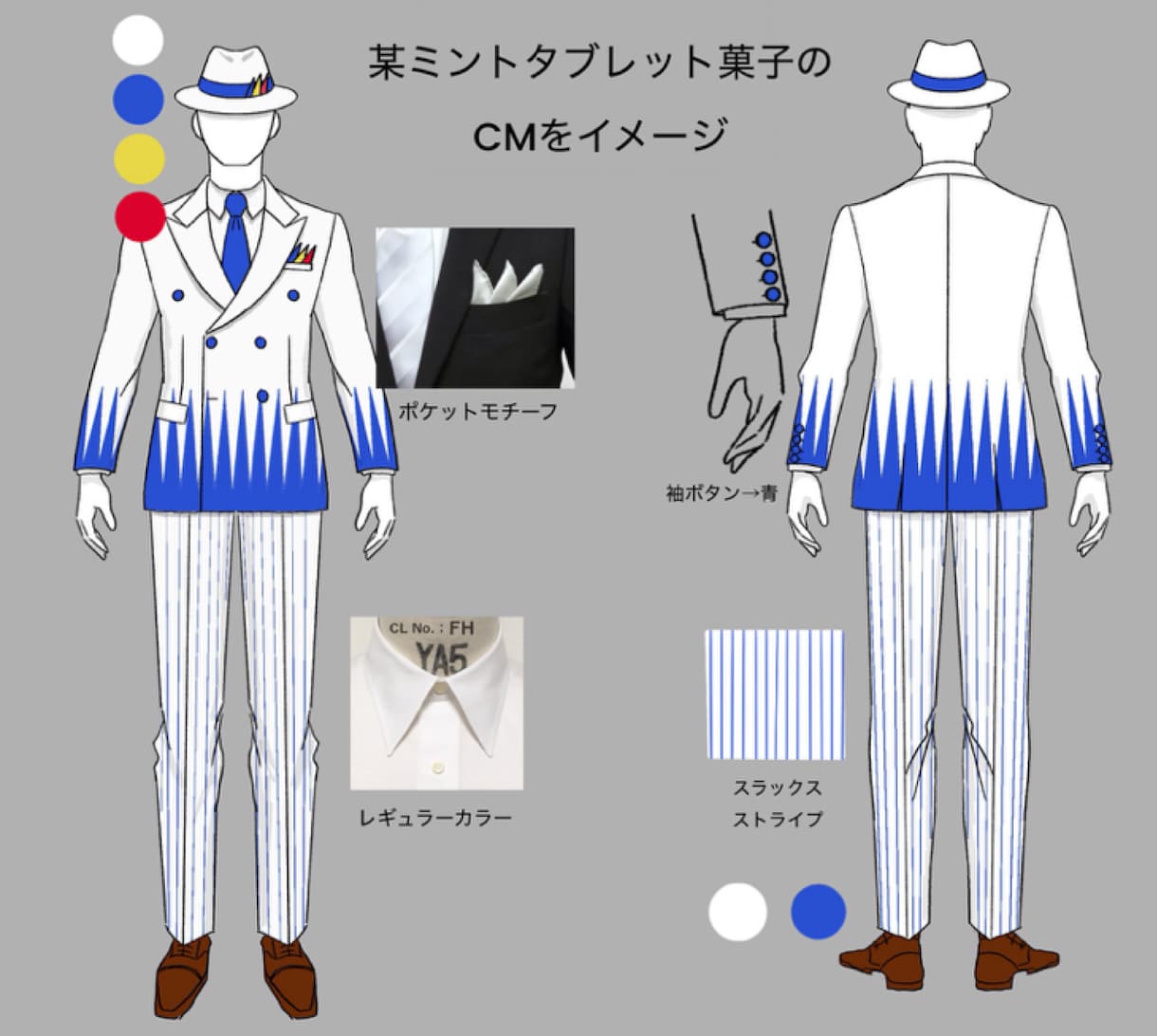 アイドル・ゲーム衣装デザイン制作します 【現役衣装パタンナーが仕様書付きで衣装をデザイン】 イメージ7