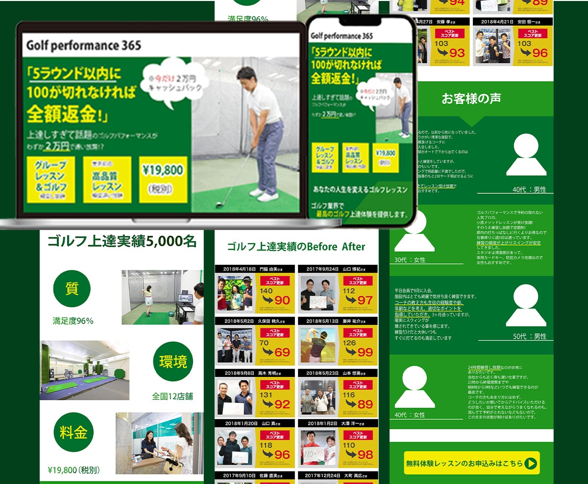 誰もが目を引くlpを制作致します 誰もが目に引くlpを格安で作ります。 イメージ4