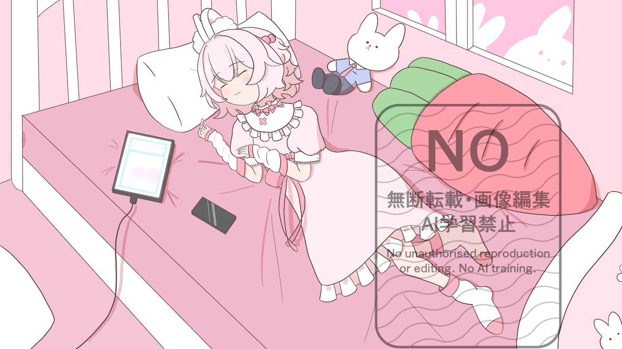 アイコン、ヘッダー、一枚絵を描きます アニメ調の可愛らしいアイコン、ヘッダーを描きます イメージ5