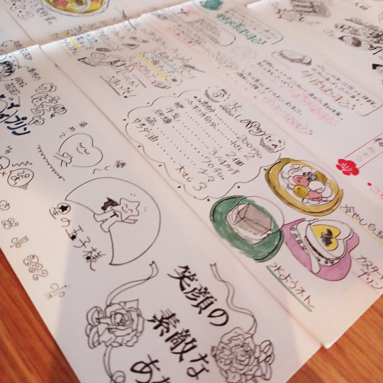 食べもの、ロゴ等ボールペンで描きます デジタルな時代だからこそ手書きイラストで温かみを・ イメージ2