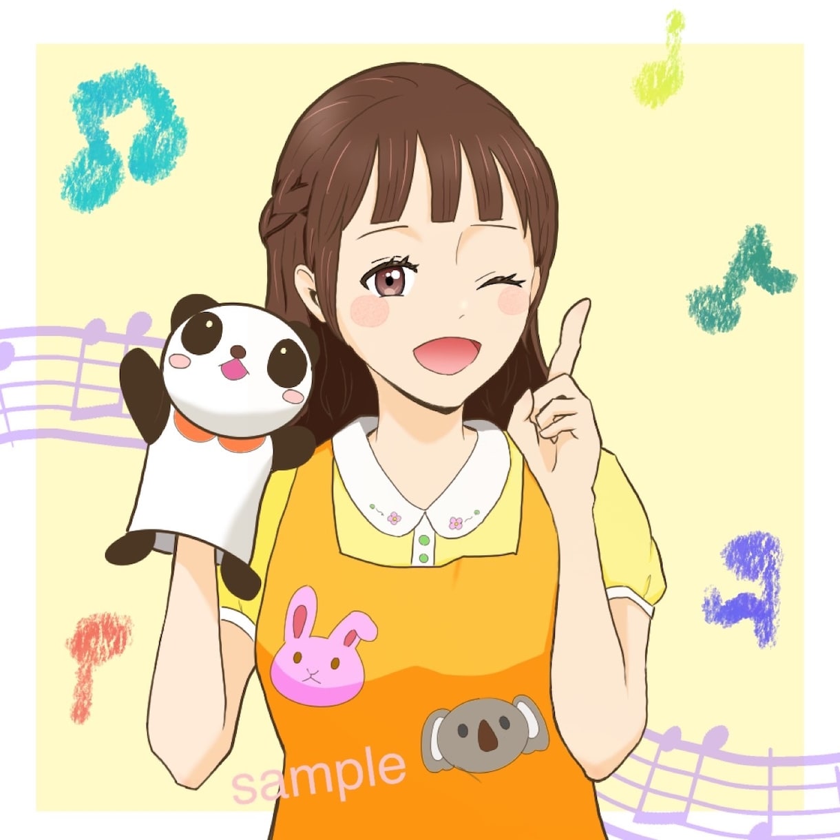 好印象を与えるやさしいイラスト・アイコン描きます ★先着順★モニターさん募集◇10件お試し価格4,000円〜 イメージ6