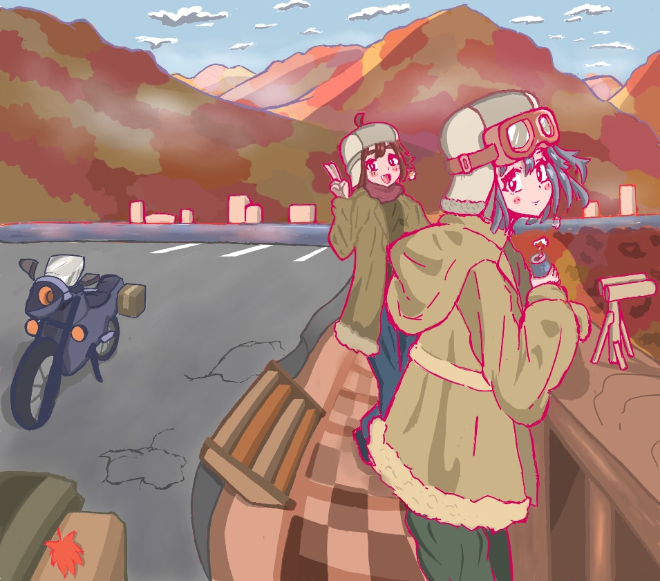 空気感や色彩を意識した背景込みのイラストを描きます 個性的なキャラで迫力のある構図のイラストを制作します。 イメージ3
