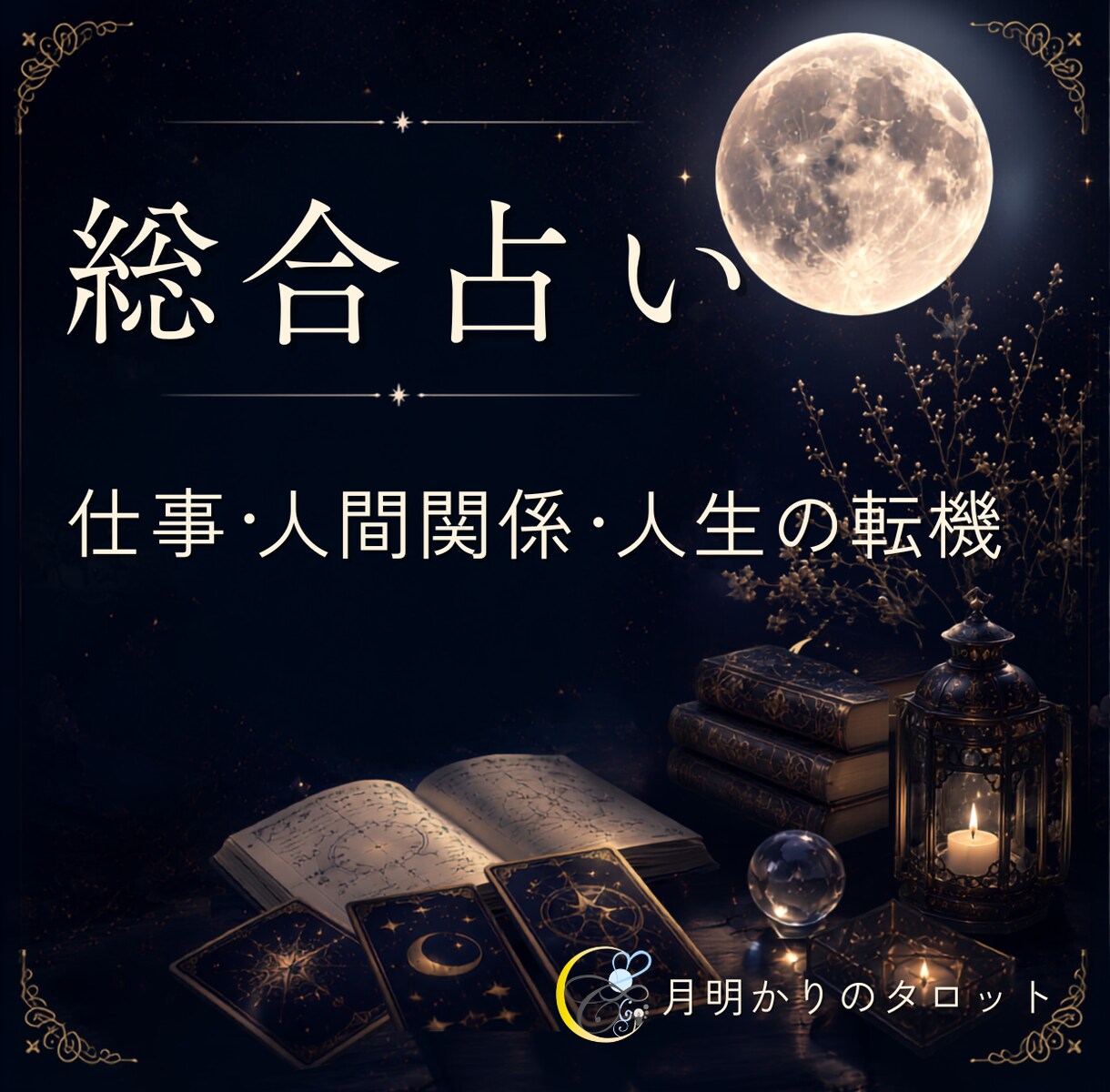 仕事・人間関係・人生の転機を読み解きます カードと心理学で、今のあなたに必要なメッセージをお届けします イメージ1
