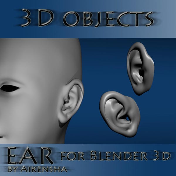 顔のパーツの3Dデータを作成します 目、耳など顔のパーツの3Dデータを作成 イメージ2