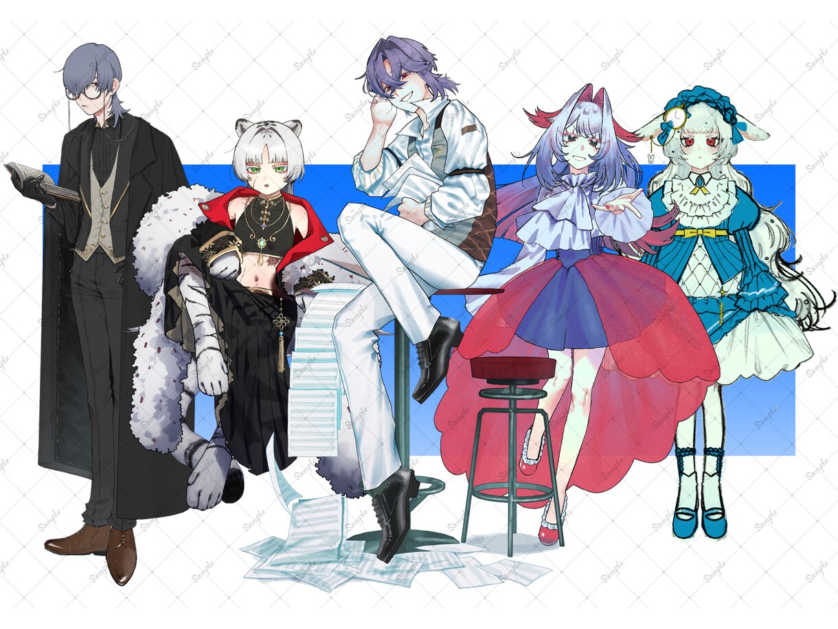 膝割引中：立ち絵制作いたします TRPGやIRIAM、動画にも！ イメージ2