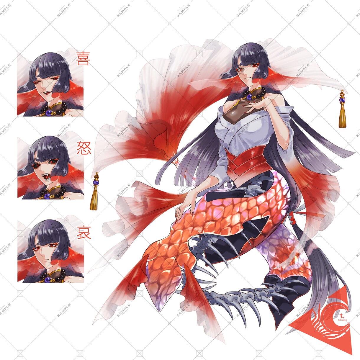 立ち絵イラストお描きします 最低5000円から。バストアップ〜全身◎ イメージ7