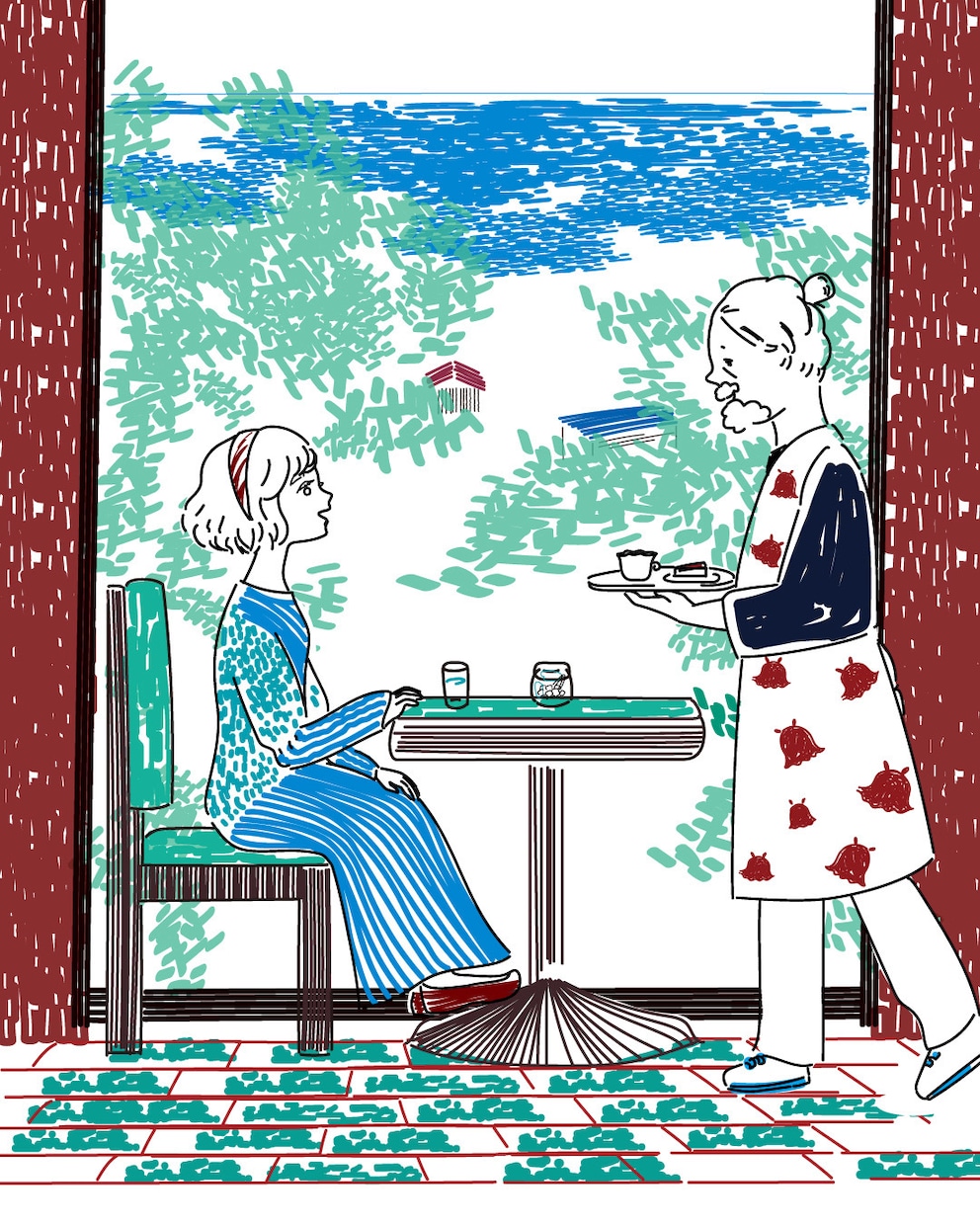 物語みたい！ゆるファンタジーな一枚絵描きます 可愛いキャラ達の、のんびりファンタジックな暮らしを描きます。 イメージ1