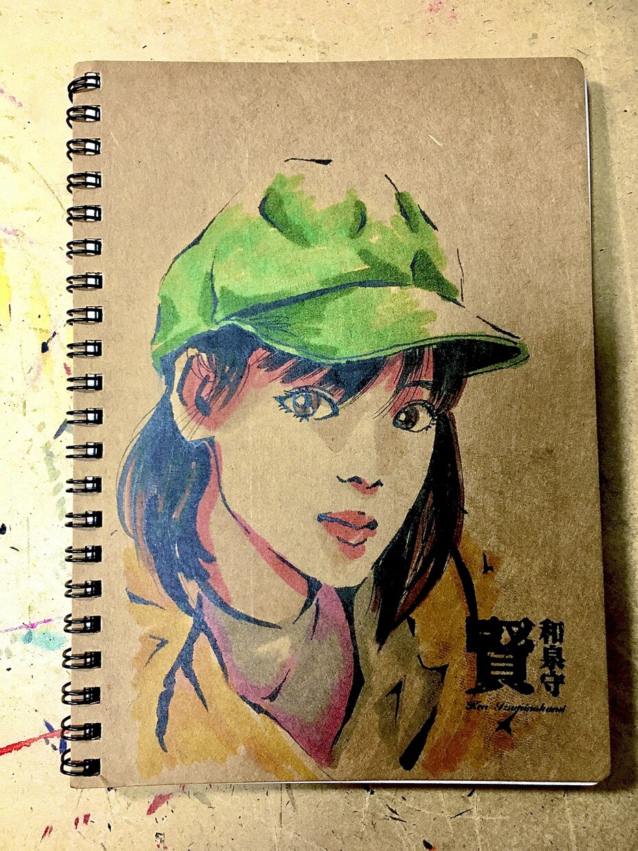 段ボールに似顔絵描きます 個性的な素材で世界で1枚の似顔絵を イメージ4