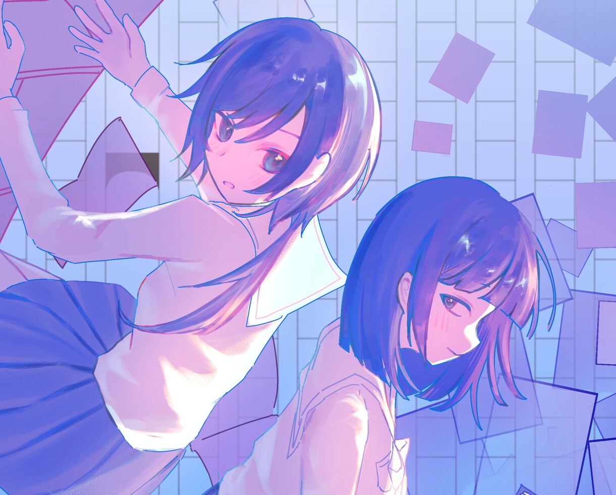 性癖に刺さるキャラクターの一枚絵制作します 感情や雰囲気で性癖に刺さるキャラクターの一枚 イメージ3