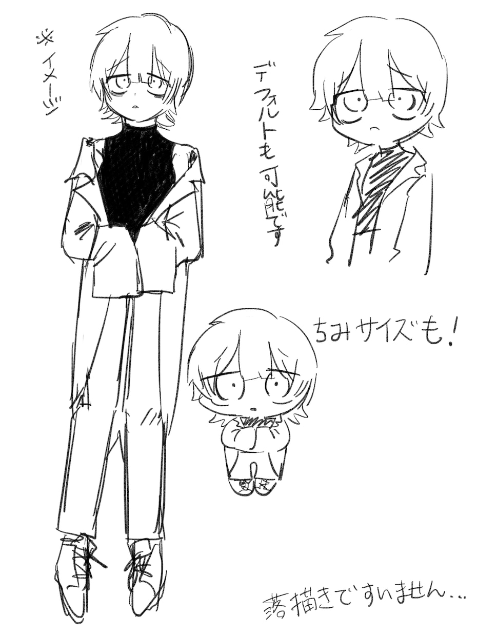TRPGの探索者デザインします 表情差分、小物込み！理想のキャラを描きます！ イメージ1