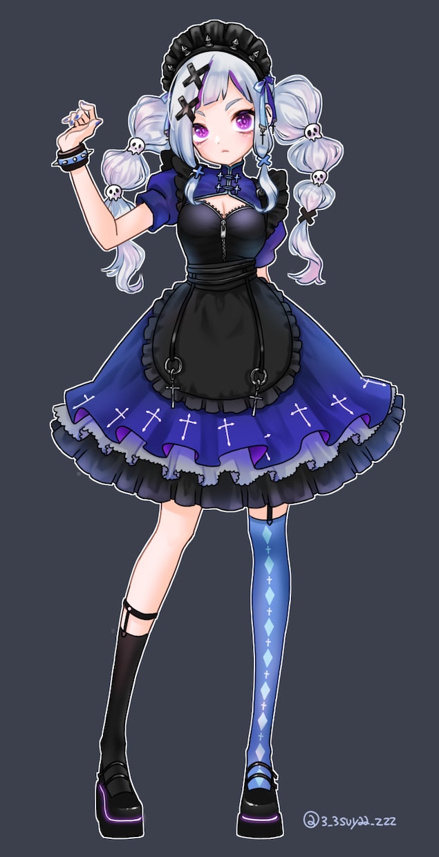 Live2Dのパーツ分けイラスト制作いたします キャラクターデザインも承ります イメージ2