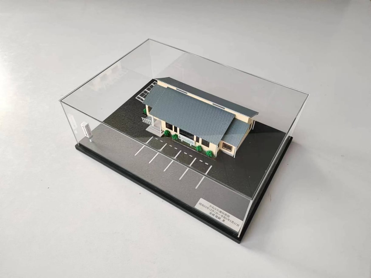 高級な建築外観＆間取り模型★彩色＆白★を作ります 15日内納品/家具特注可能/ライト追加可能 イメージ4