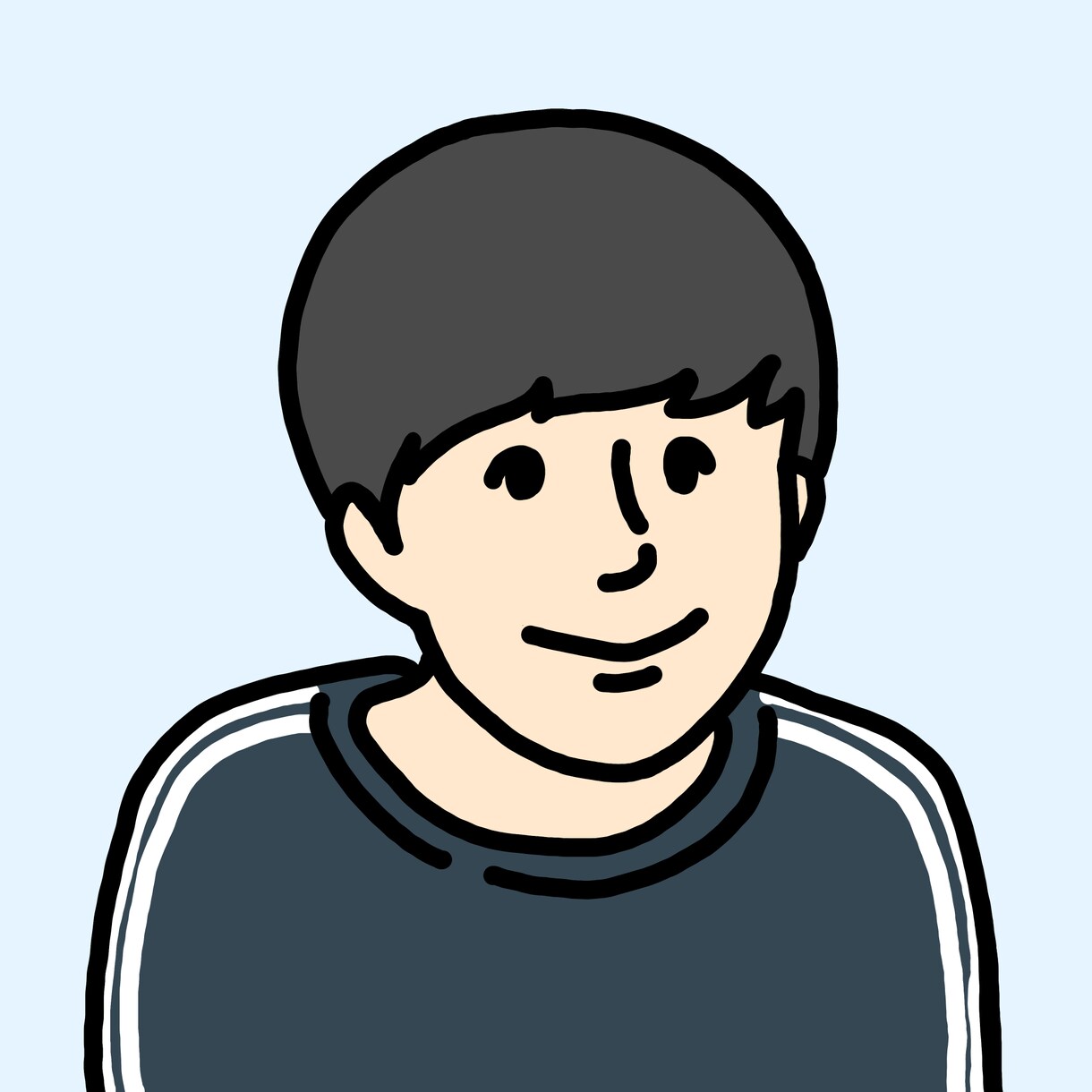 シンプル&ポップな似顔絵イラストを描きます SNSアイコンに・結婚式ペーパーアイテムに・贈り物に添えて イメージ6