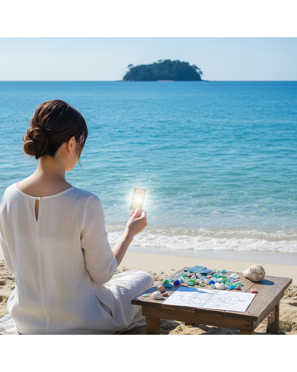 離島からの鑑定。澄んだ波動で魂の縁を可視化します ツインレイ鑑定・瀬戸内海の離島で魂の縁エーテルコードを紐解く イメージ1