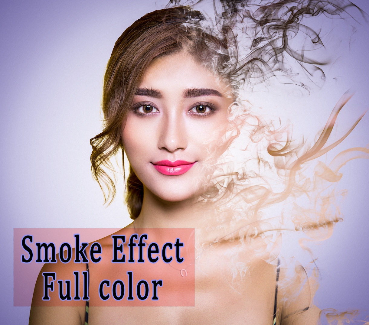 アナタの画像でSNSアイコン作ります 【Smoke Effect】世界で一つだけのアイコン作成 イメージ1