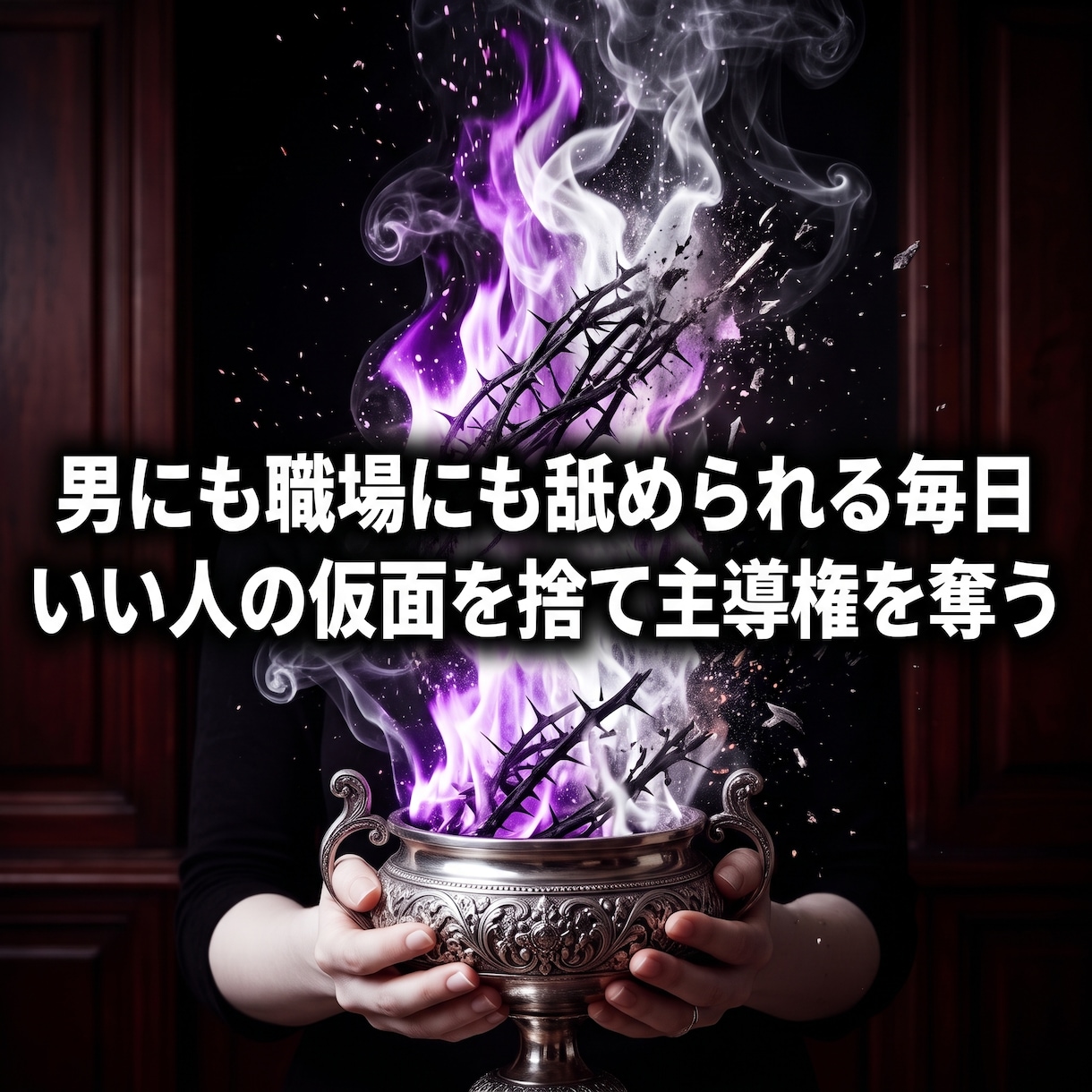 我慢ばかりの損な役回りを破壊し主導権を奪います 全方位で都合よく使われる私を葬り、全てを従える女王へ イメージ10