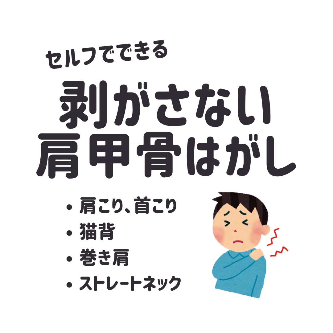 剥がさない「肩甲骨はがし」を伝授します 【訳あり価格です】首・肩こり、猫背、巻き肩のお悩みに イメージ1